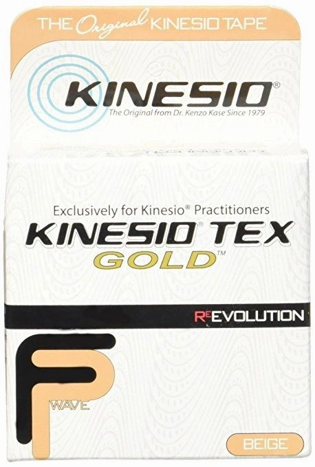 Kinesio tex gold product with a white background