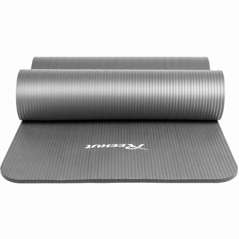 Reehut company yoga mat in gray color